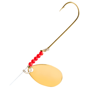 Little-Joe Red Devil Spinner - 2/0 - Gold