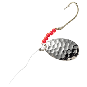 Little-Joe Red Devil Spinner - #2 - Hammered Nickel