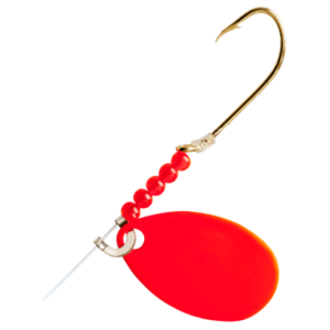 Little-Joe Red Devil Spinner - #4 - Fluorescent Red