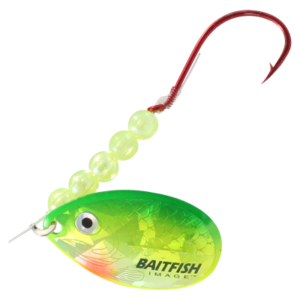 Northland Fishing Tackle Baitfish-Image Walleye Spinner - Sunfish/Chartreuse Back