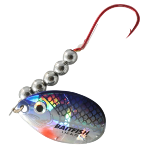 Northland Fishing Tackle Baitfish-Image Walleye Spinner - Silver Shiner