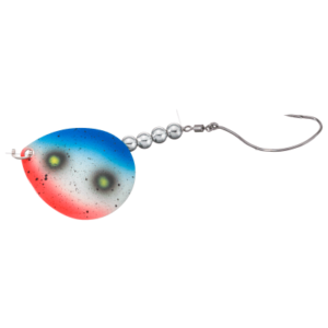 Cabela's Fisherman Series Death Roll Walleye Spinner Rig - #3 - Blue Flash Glow