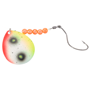 Cabela's Fisherman Series Death Roll Walleye Spinner Rig - #3 - Chartreuse Shad Glow
