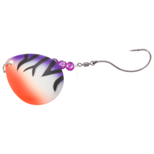 Cabela's Fisherman Series Death Roll Walleye Spinner Rig - #4 - Purple Tiger Glow