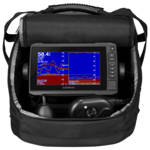 Garmin ECHOMAP UHD 73cv Fish Finder/Chartplotter Combo with Panoptix PS22 Transducer Ice-Fishing Bundle