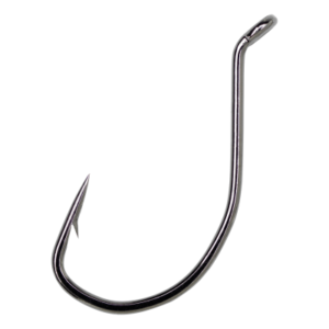Eagle Claw Lazer Sharp L4GH Wide-Gap Walleye Hook - Platinum Black - 6